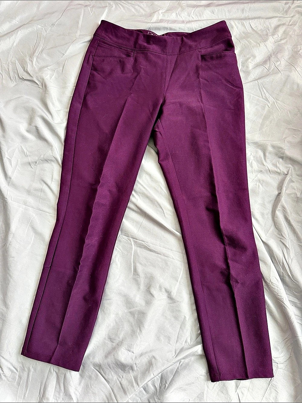 adidas Straight Leg Pants in Purple Size XS